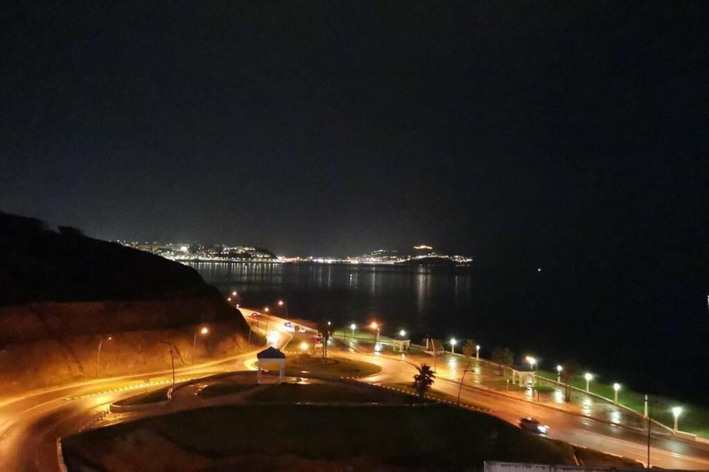 Appartf3 Vue Panoramique Sur Mer Residence Vista Del Mar Fnideq Esterno foto
