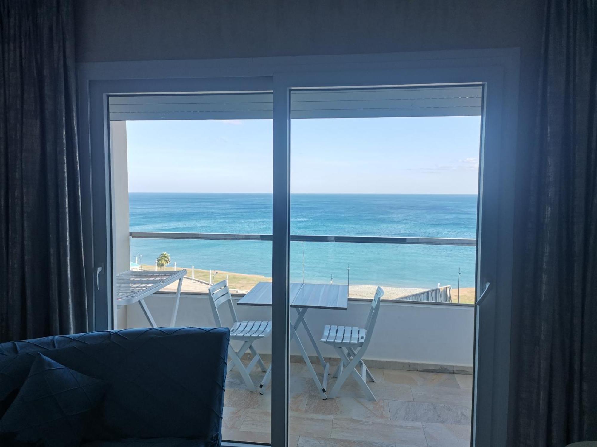 Appartf3 Vue Panoramique Sur Mer Residence Vista Del Mar Fnideq Esterno foto
