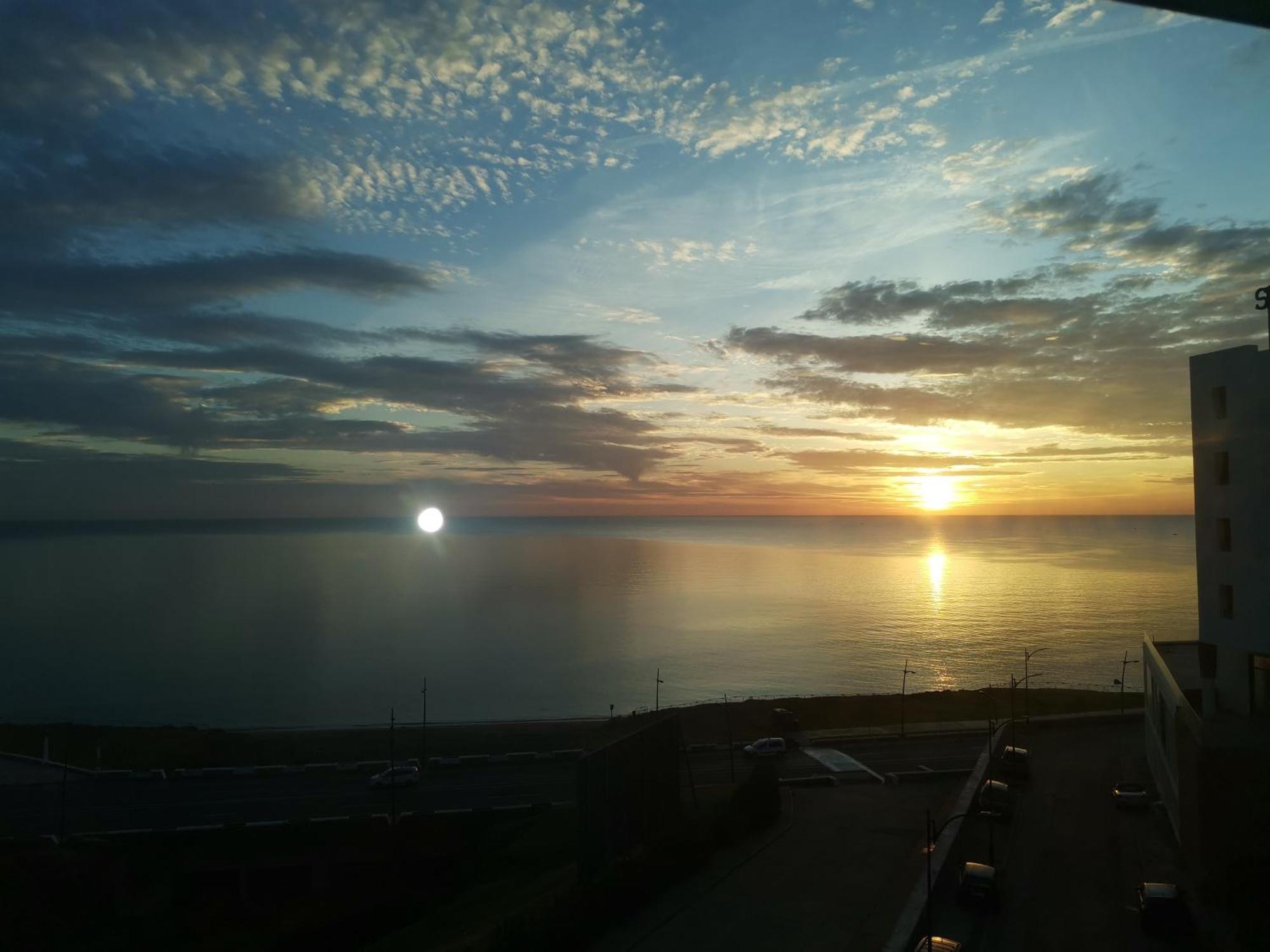 Appartf3 Vue Panoramique Sur Mer Residence Vista Del Mar Fnideq Esterno foto